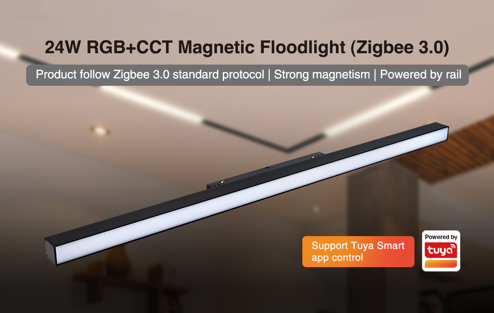 24W Dual White Magnetic Floodlight (Zigbee 3.0 + 2.4GHz)